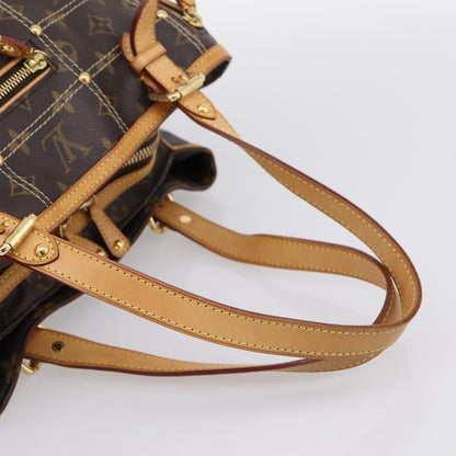 Louis Vuitton Riveting Monogram Canvas, Brown, Canvas, Shoulder Bag
