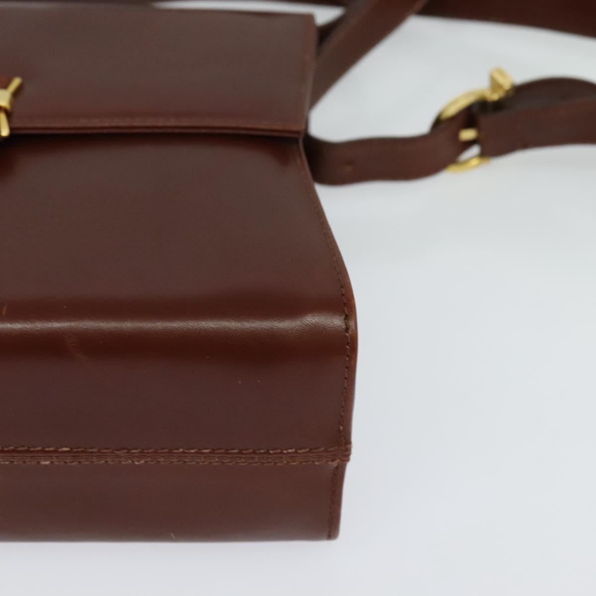 Salvatore Ferragamo Vintage Leather, Brown, Leather, Shoulder Bag