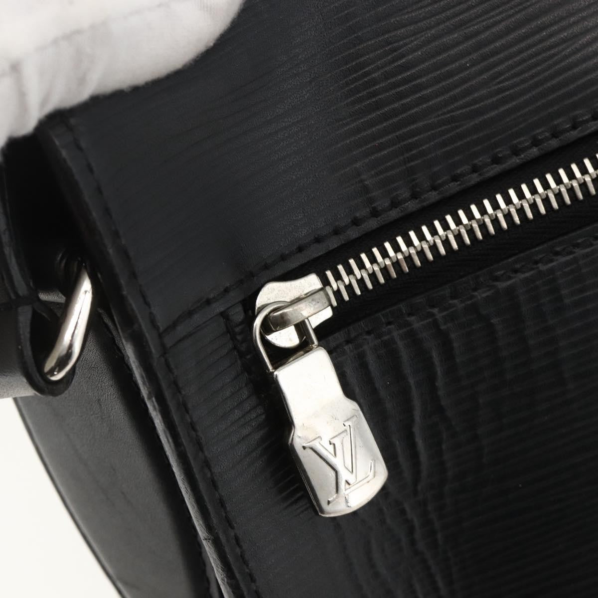 Louis Vuitton Harrington Messenger Epi Leather, Black, Leather, Handbag