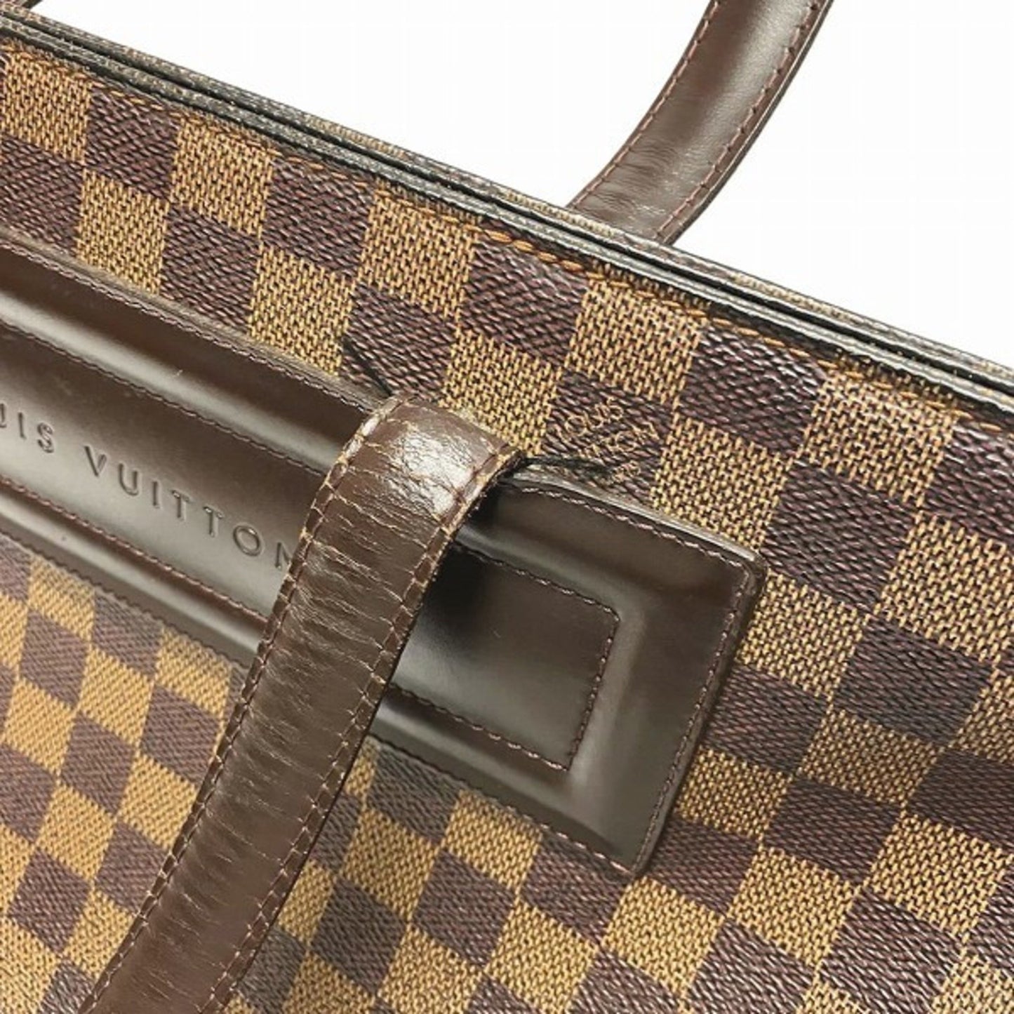 Louis Vuitton Parioli, Brown, Canvas, shoulder