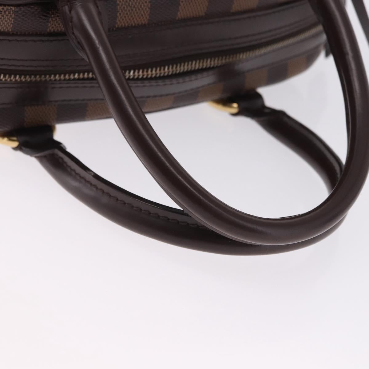 Louis Vuitton Duomo Boston Damier Ebene, Brown, Canvas, Handbag