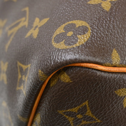 Louis Vuitton Keepall Monogram Canvas, Brown, Canvas, Travel Bag