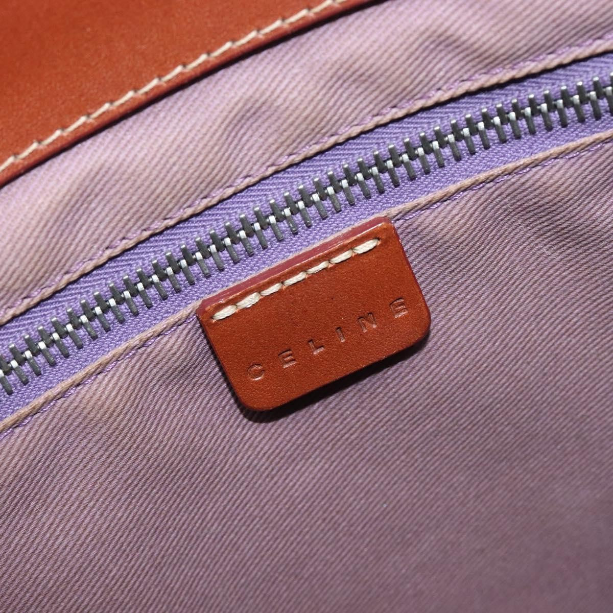 Celine Handbag Canvas, Brown, Canvas, Handbag