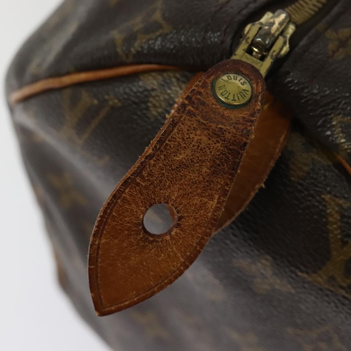 Louis Vuitton Speedy Handbag Monogram Canvas, BROWN, CANVAS, Handbag