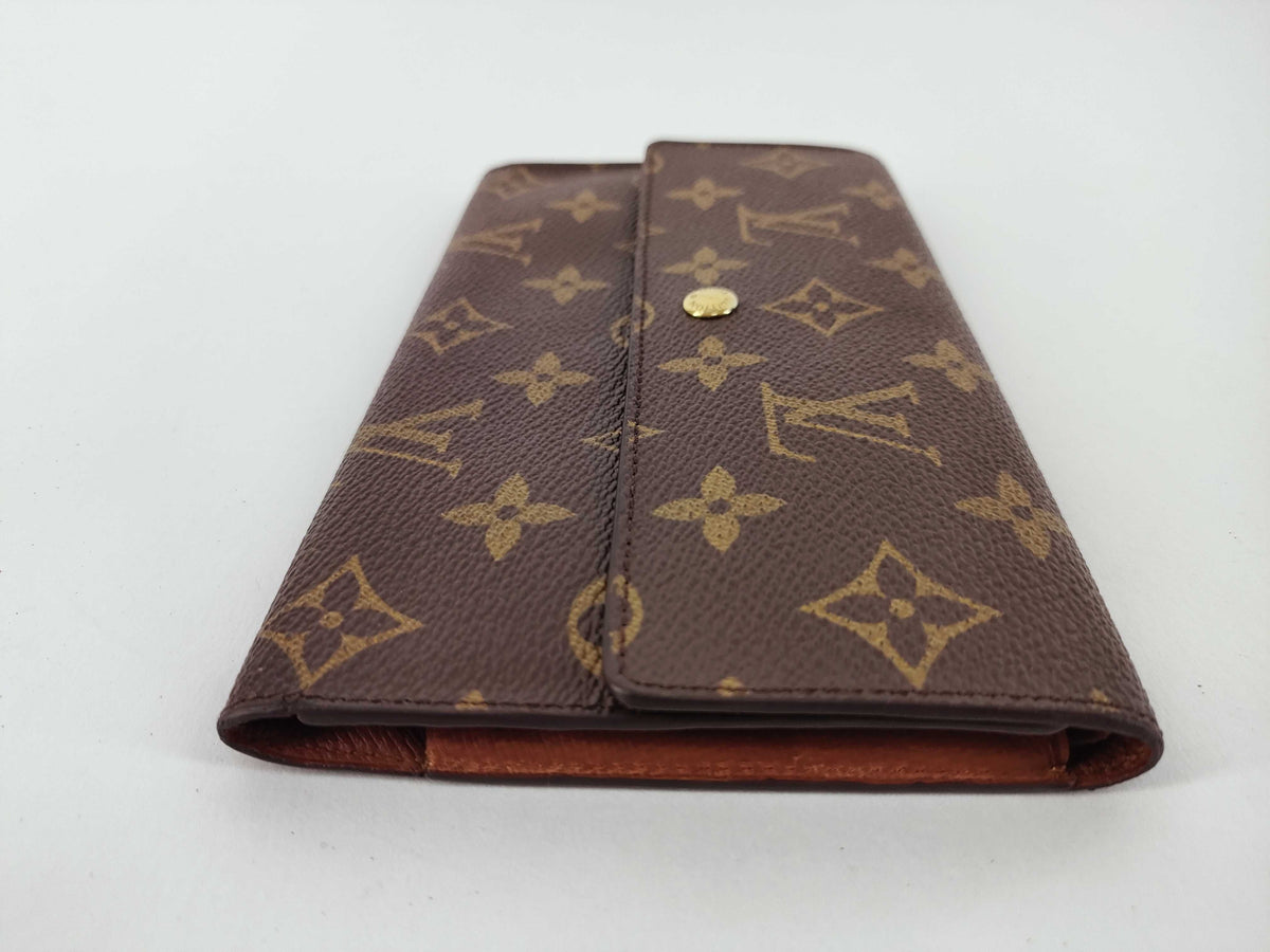Louis Vuitton Sarah Monogram Canvas, Brown, Canvas, Clutch