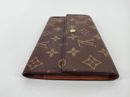 Louis Vuitton Sarah Monogram Canvas, Brown, Canvas, Clutch