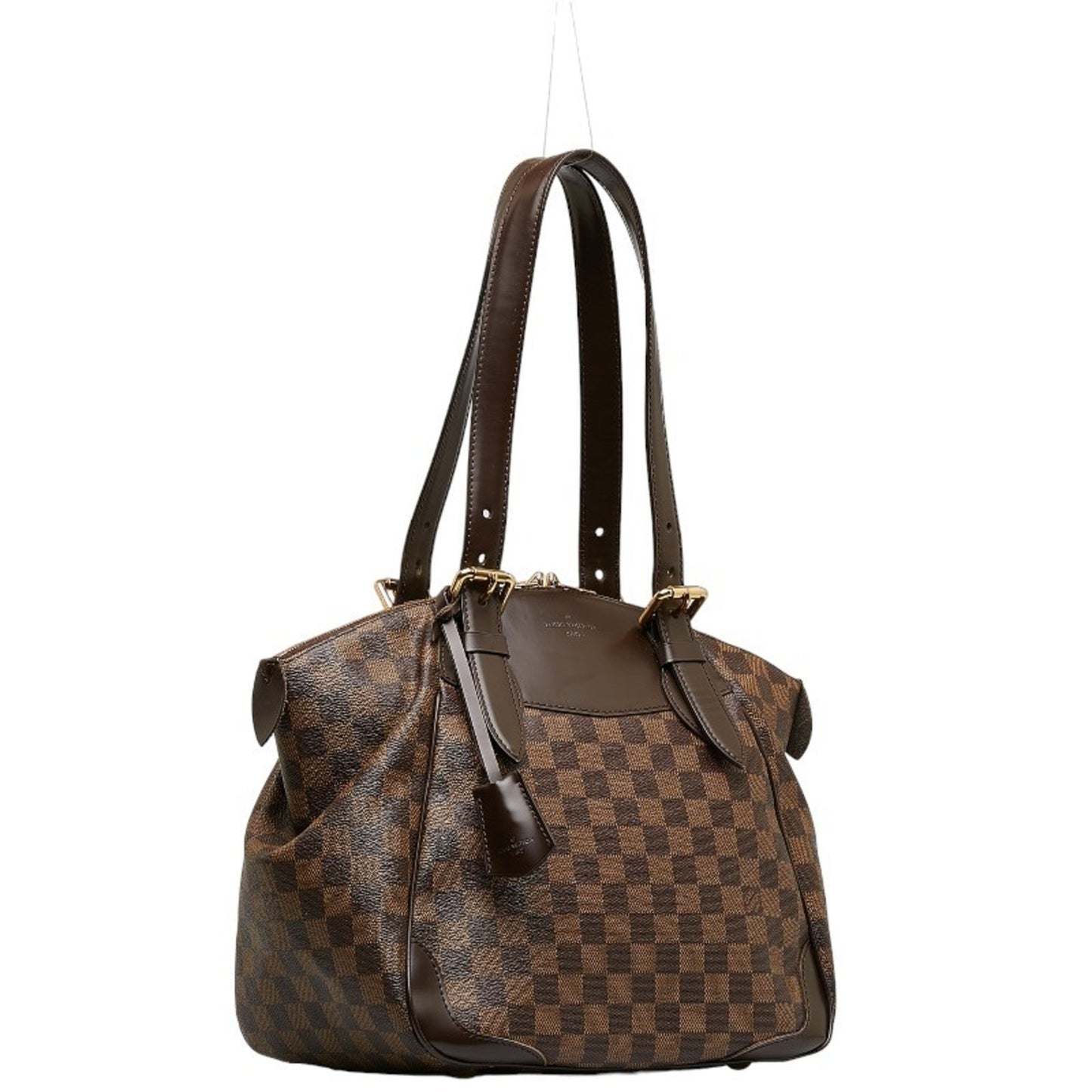 Louis Vuitton Verona, Brown, Canvas, handbag