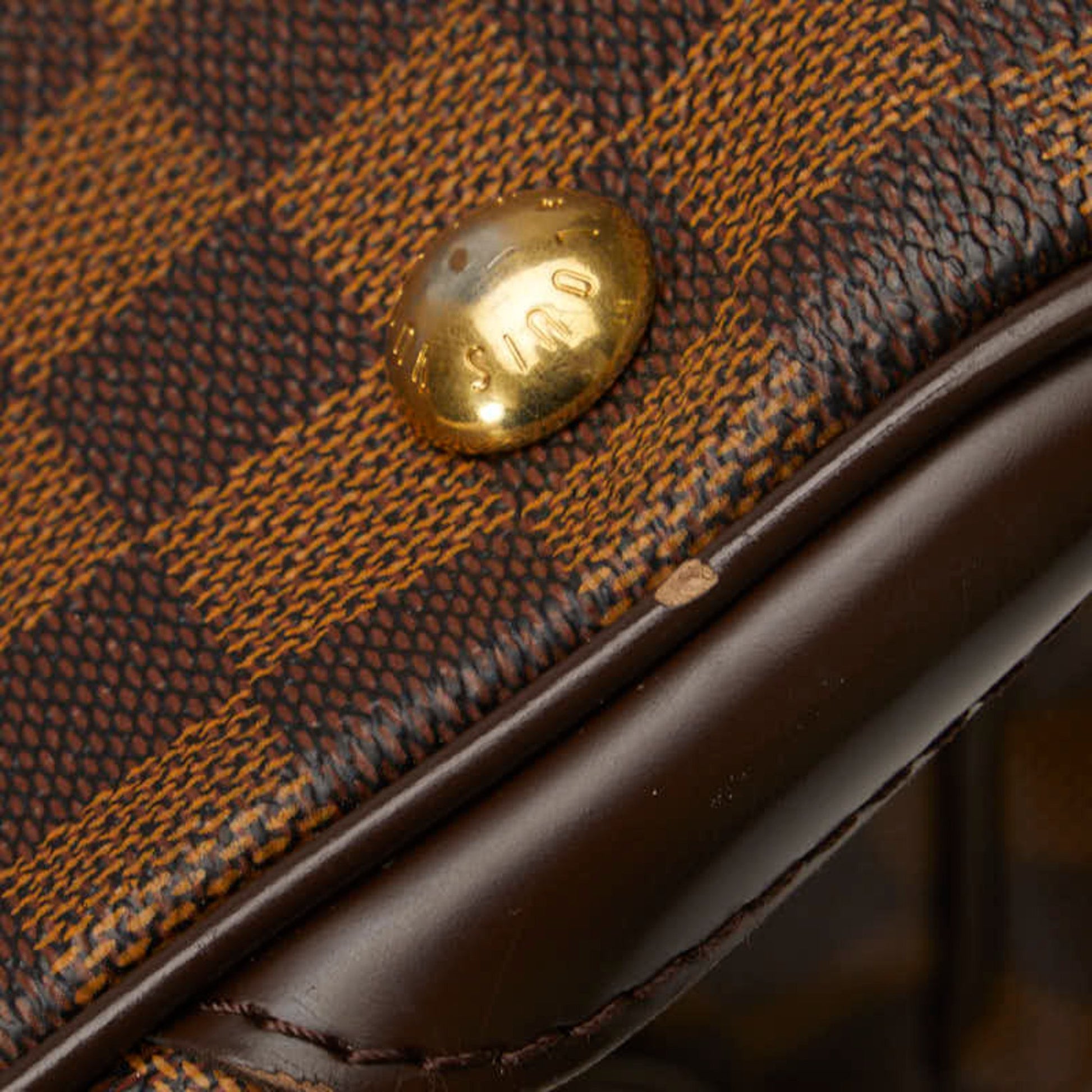 Louis Vuitton Verona, Brown, Canvas, handbag