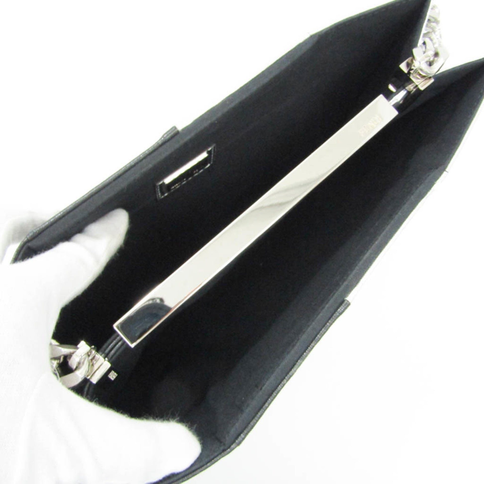 Fendi, Black, Leather, tote