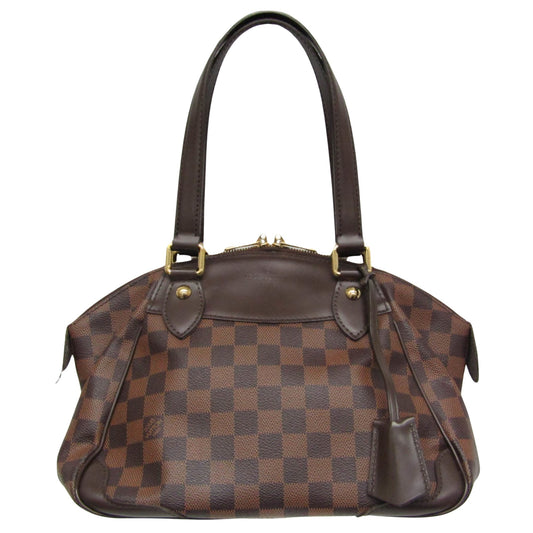 Louis Vuitton Verona, Brown, Canvas, handbag