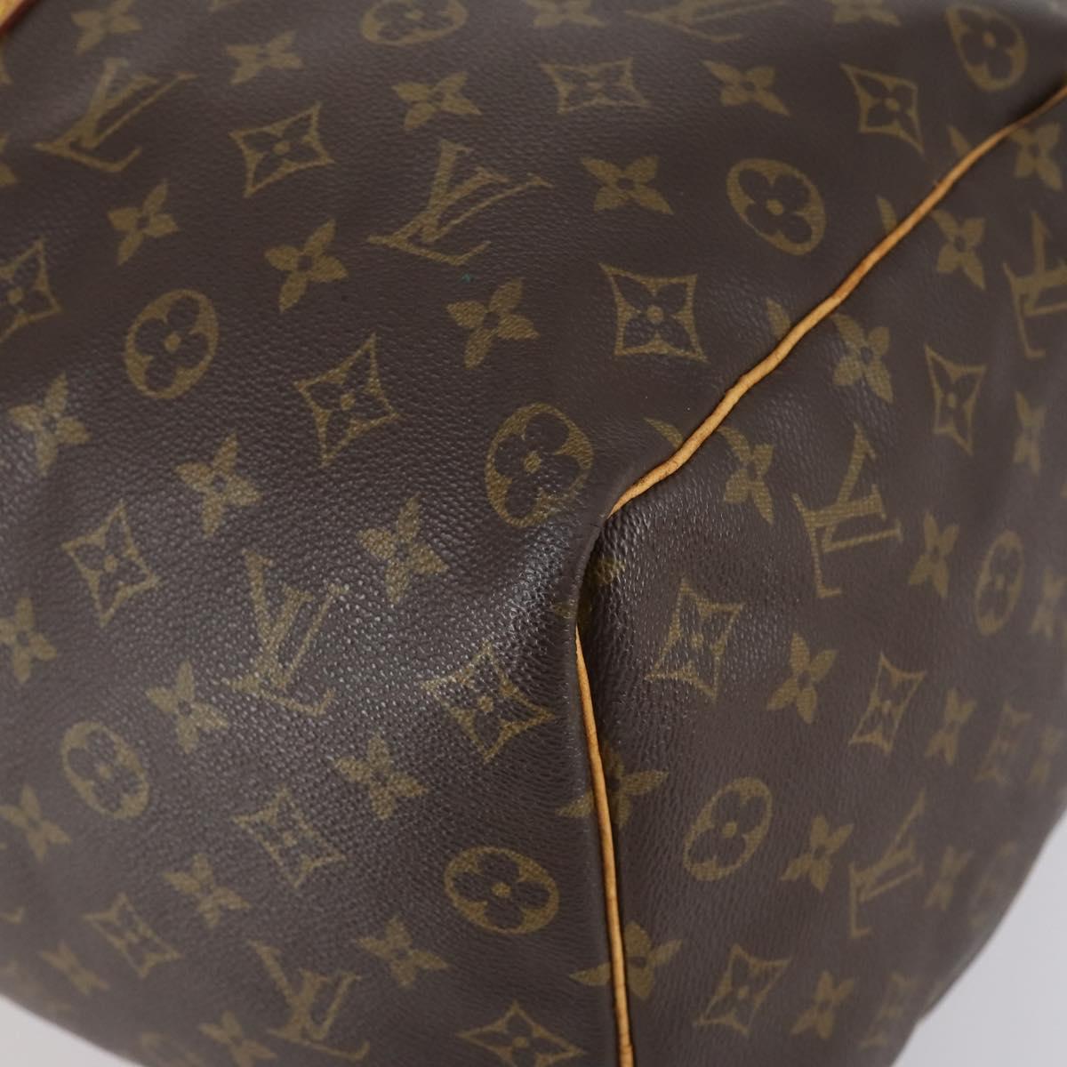 Louis Vuitton Keepall Bag Monogram Canvas, BROWN, CANVAS, Travel bag