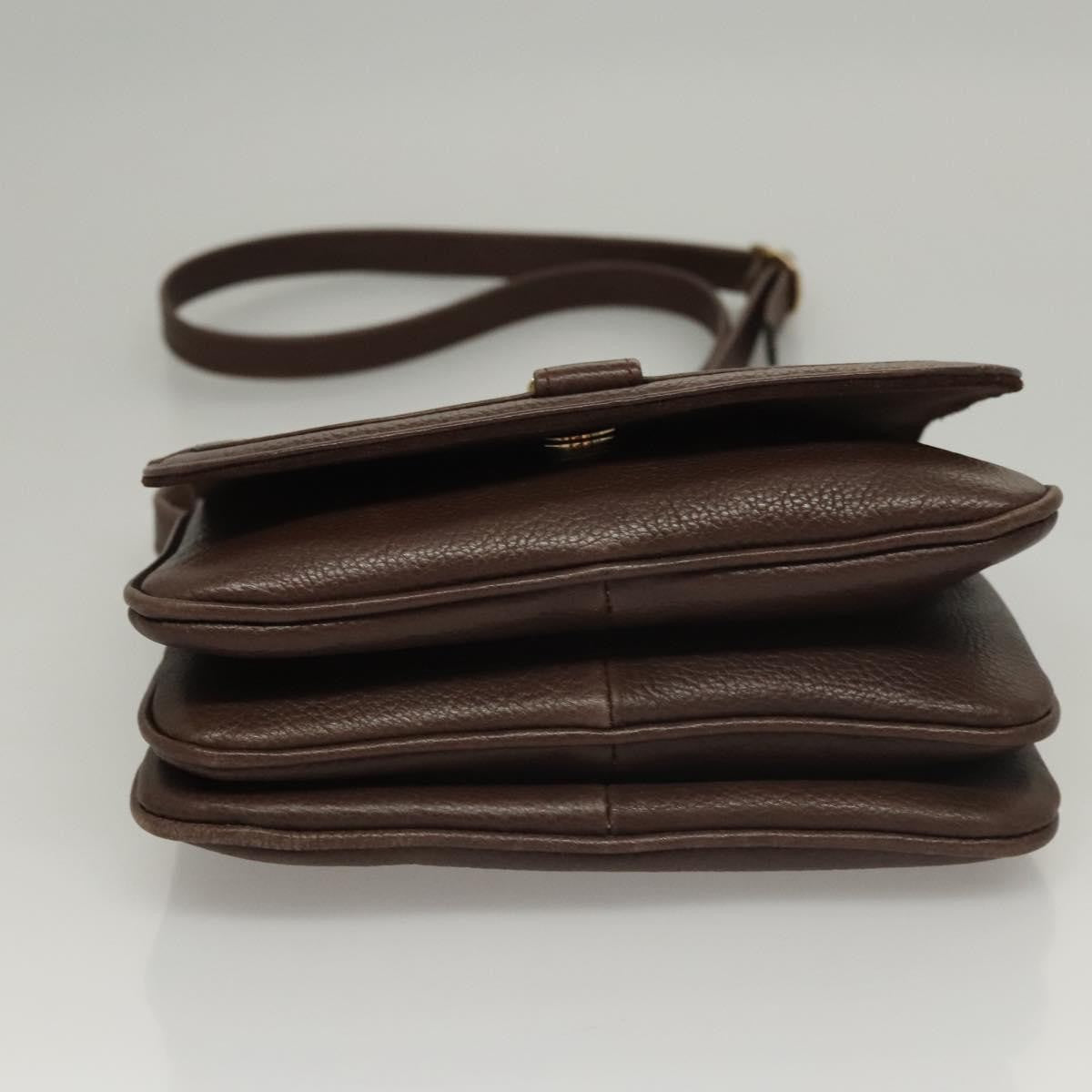 Bally Vintage Leather, Brown, Leather, Shoulder Bag
