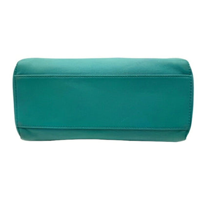 Fendi Peekaboo, Green, Leather, handbag
