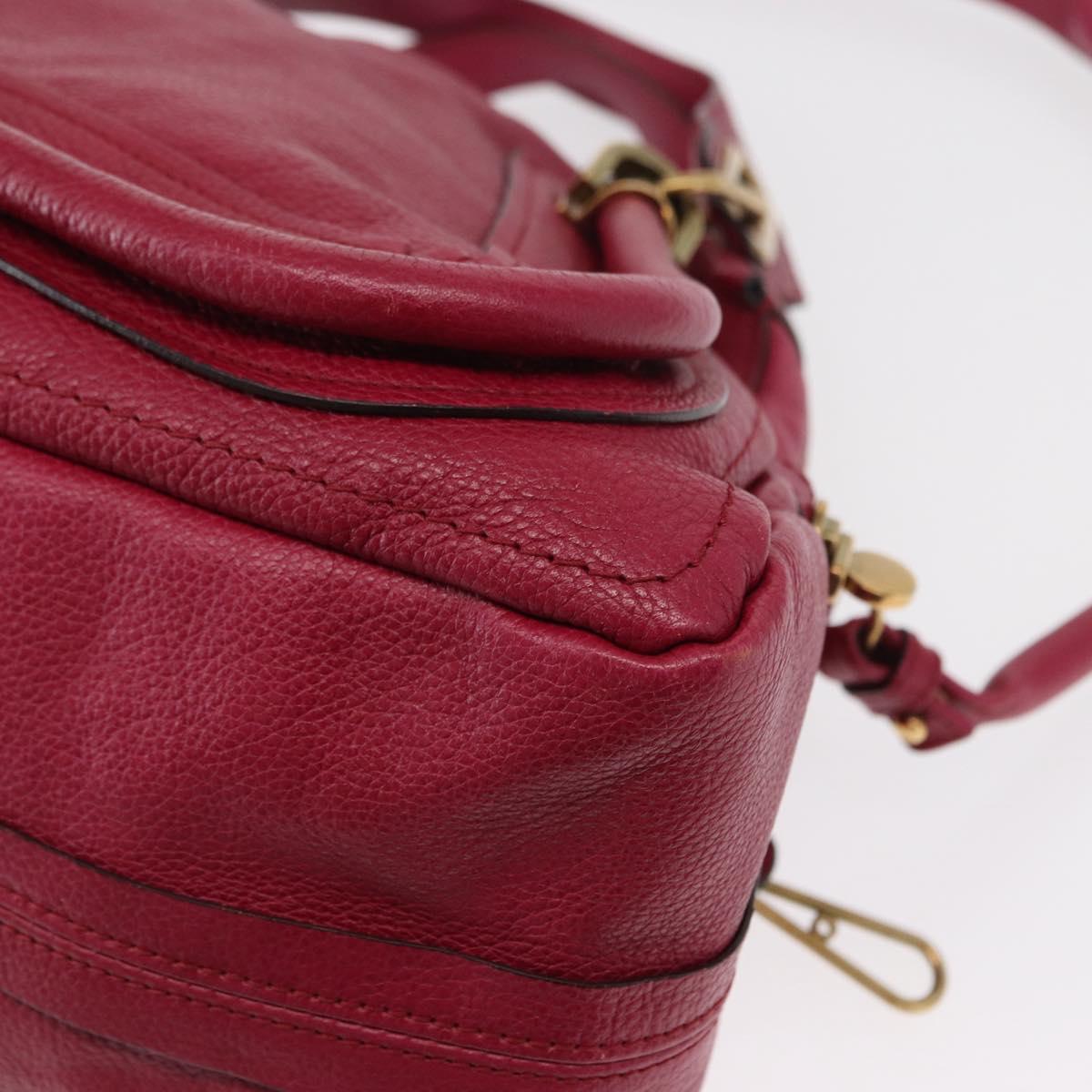 Chloe Paraty Handbag Quilted Leather, PINK, LEATHER, Handbag