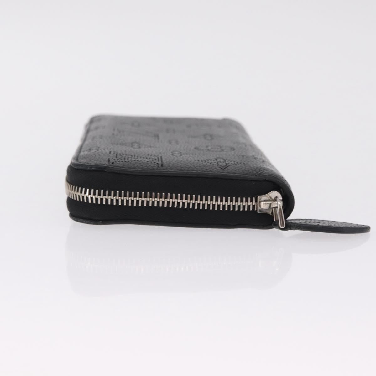 Louis Vuitton Zippy Mahina Leather, Black, Leather, Wallet