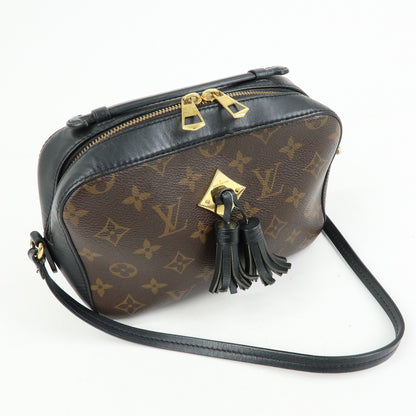 Louis Vuitton Saintonge Monogram Canvas with Leather, Brown, Canvas, Handbag