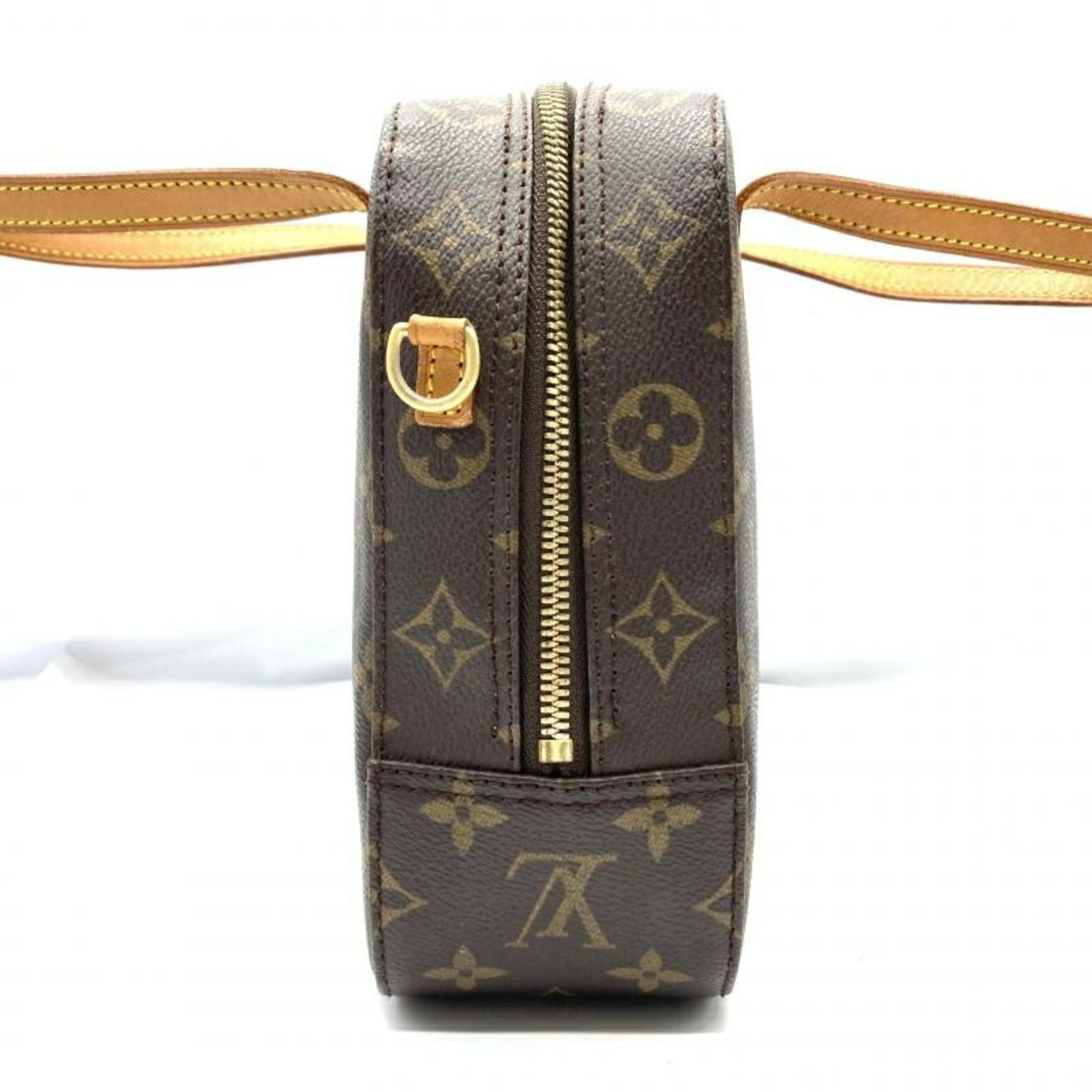 Louis Vuitton Spontini, Brown, Canvas, handbag