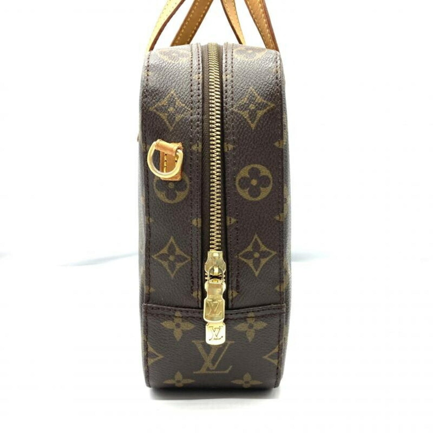 Louis Vuitton Spontini, Brown, Canvas, handbag