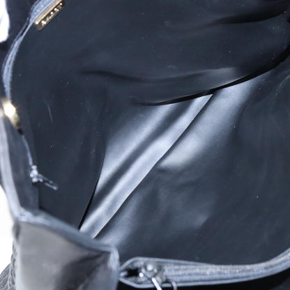 Bally Vintage Quilted Leather, Black, Leather, Shoulder Bag