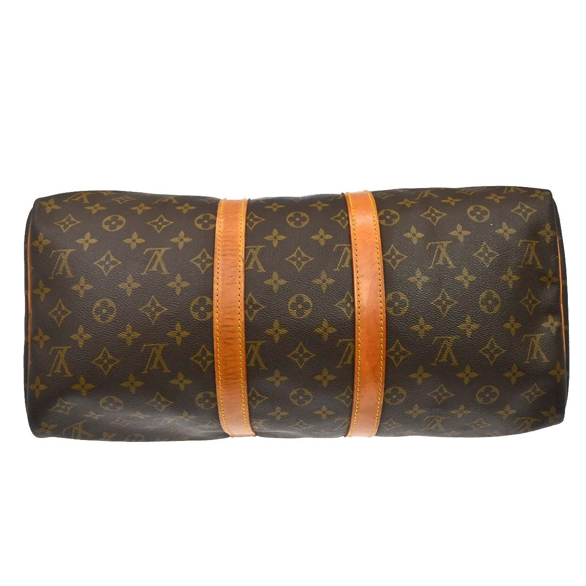 Louis Vuitton Keepall Monogram Canvas, Brown, Canvas, Travel Bag