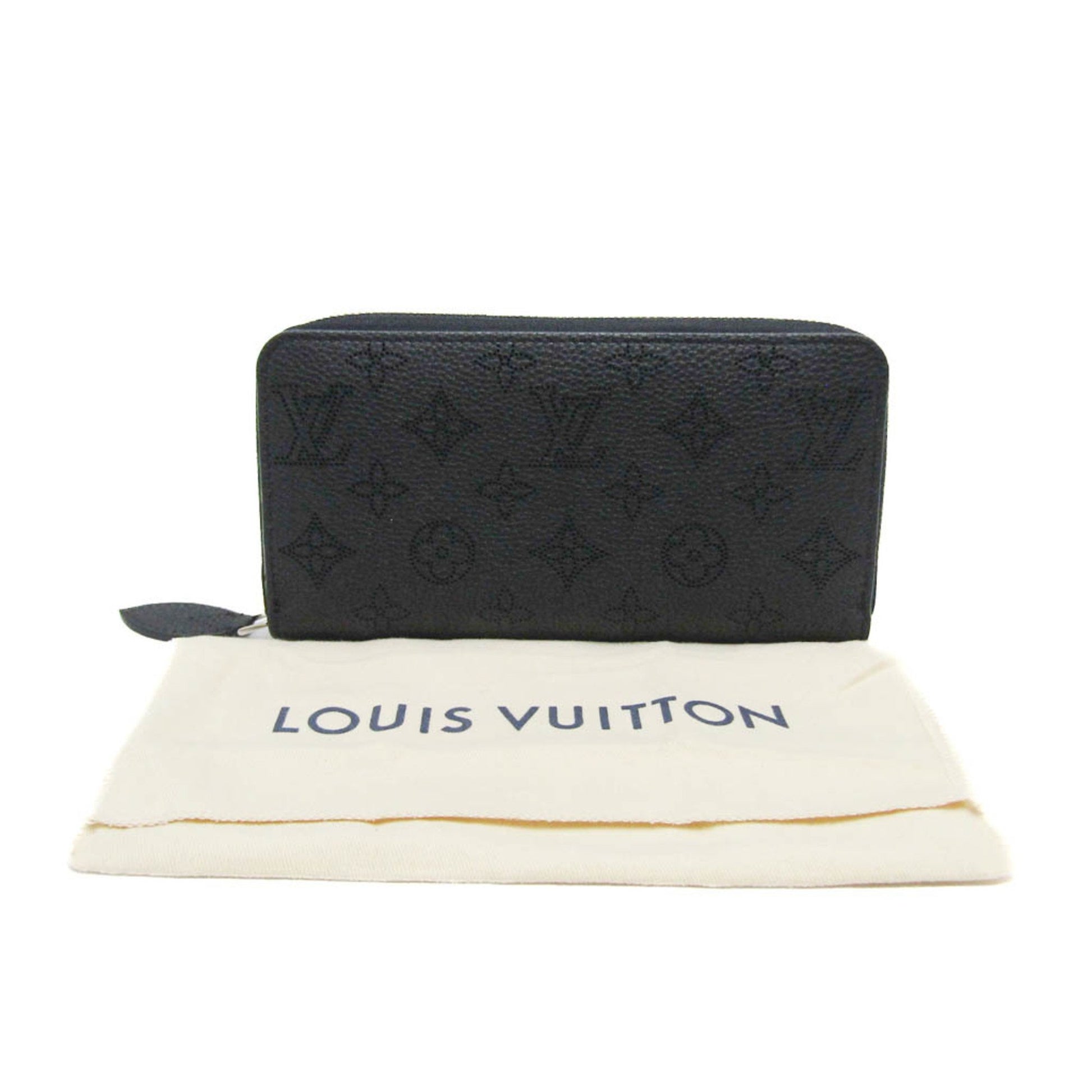 Louis Vuitton Zippy wallet, Black, Leather, wallet