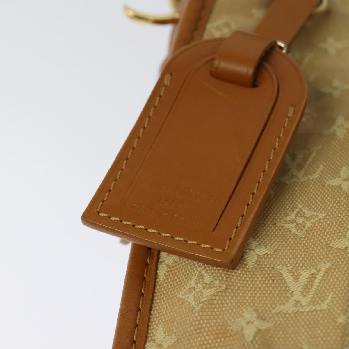 Louis Vuitton Mary Kate Messenger Mini Lin, Beige, Canvas, Handbag