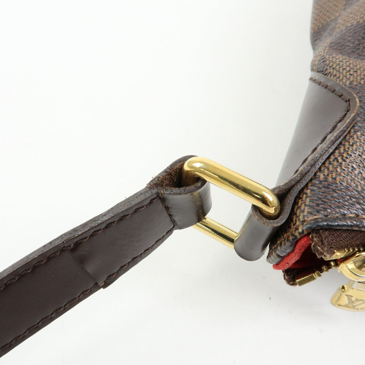 Louis Vuitton Bloomsbury Damier, Brown, Canvas, Shoulder Bag