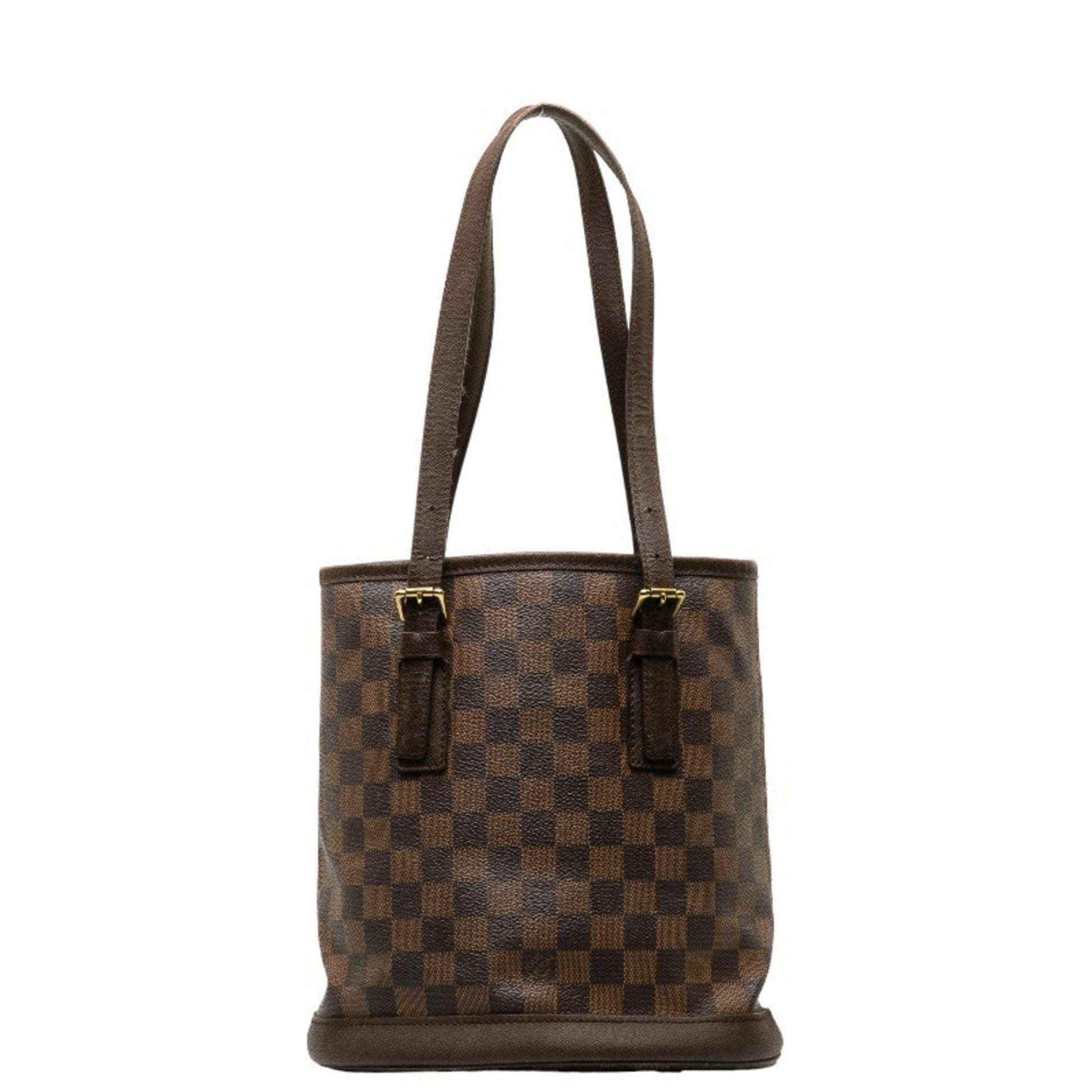 Louis Vuitton Marais, Brown, Canvas, tote