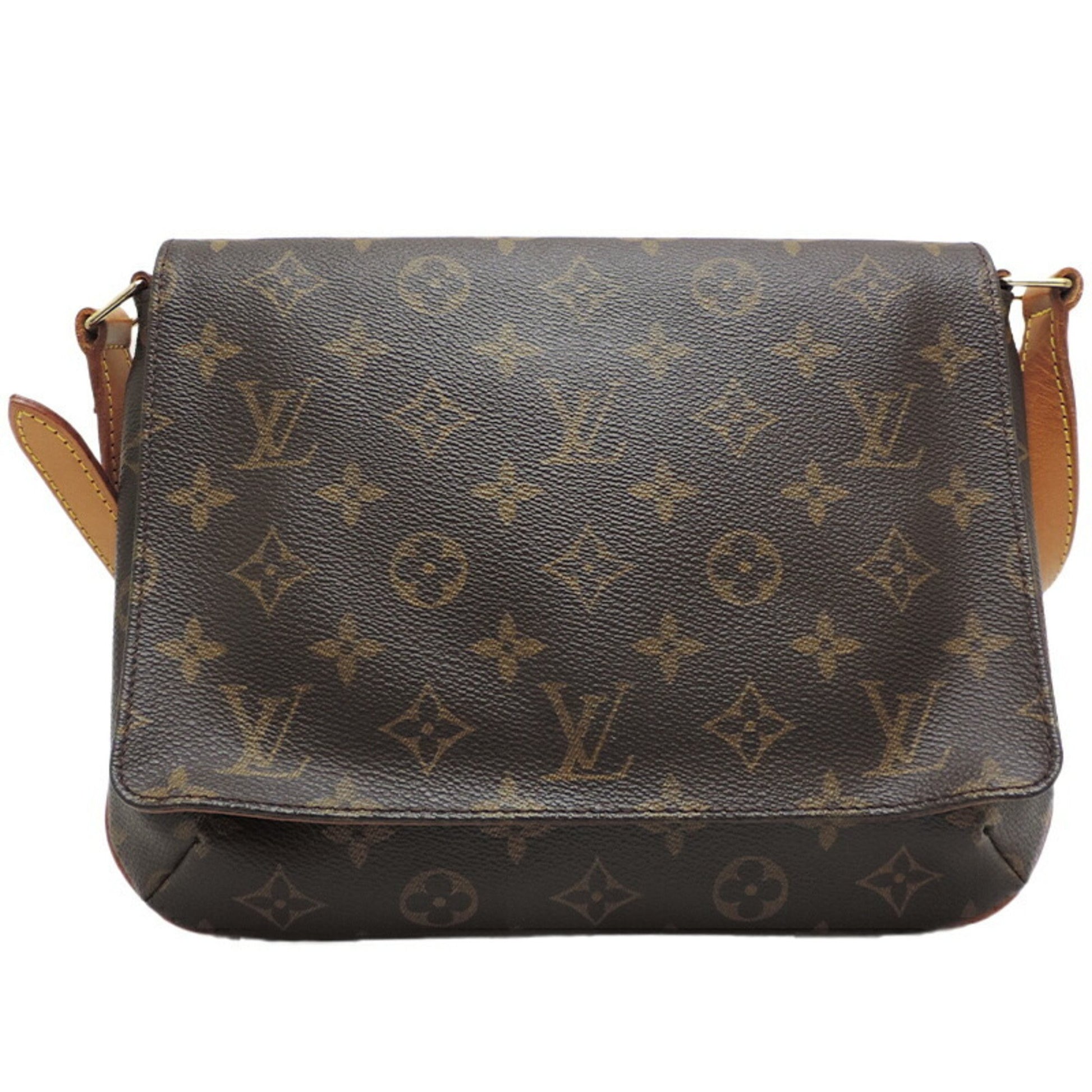 Louis Vuitton Musette, Brown, Canvas, shoulder