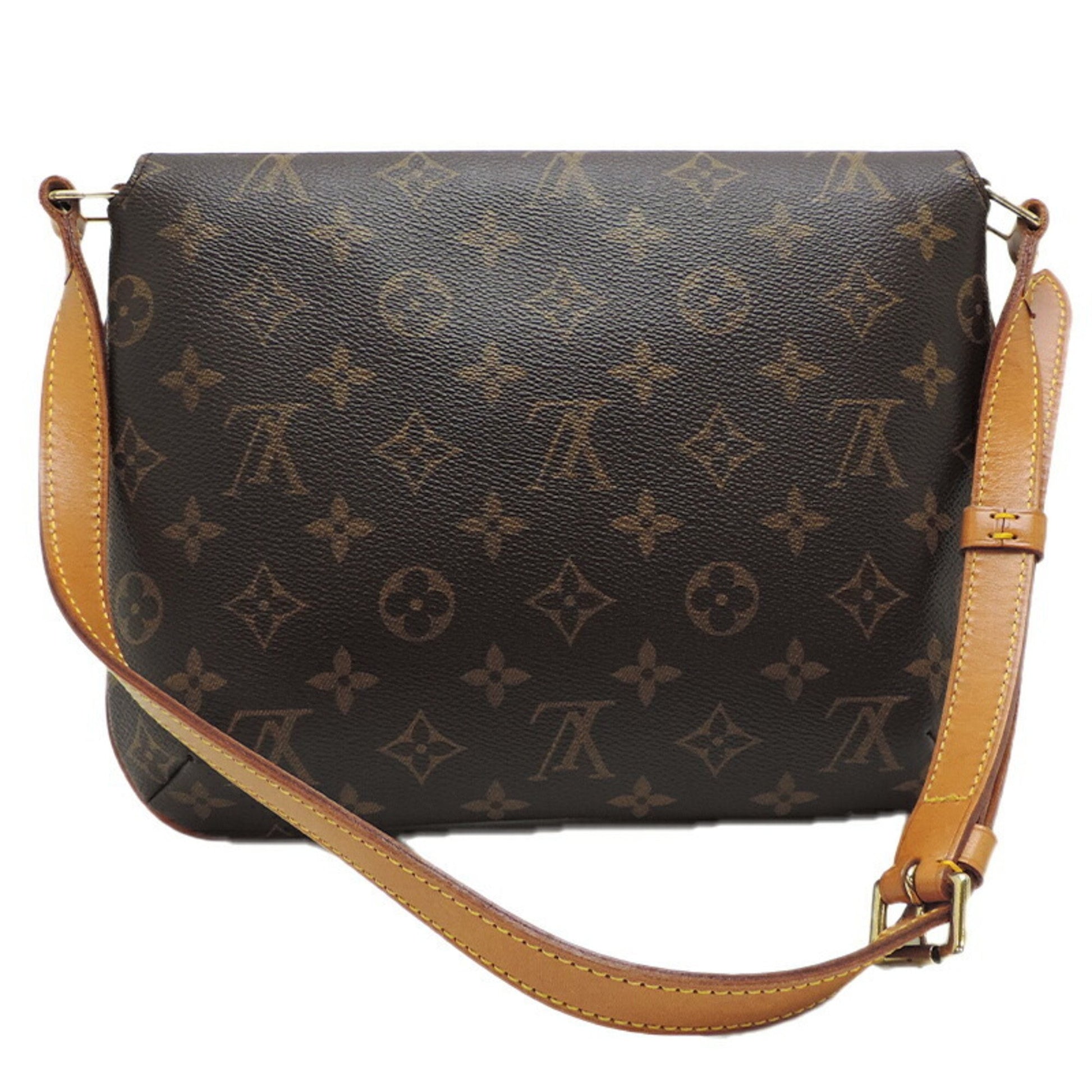 Louis Vuitton Musette, Brown, Canvas, shoulder