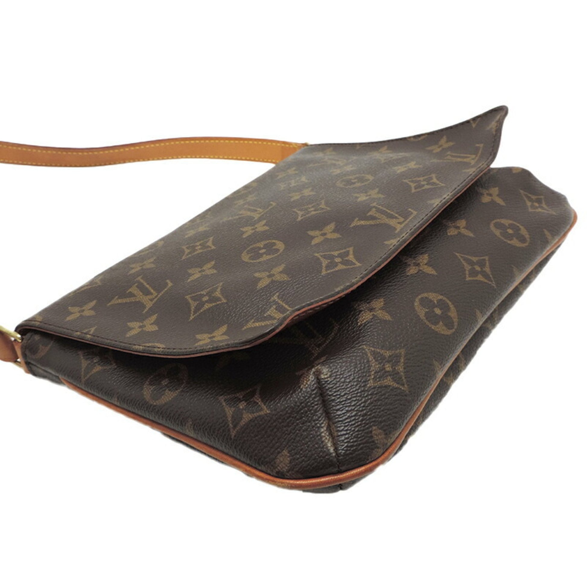 Louis Vuitton Musette, Brown, Canvas, shoulder