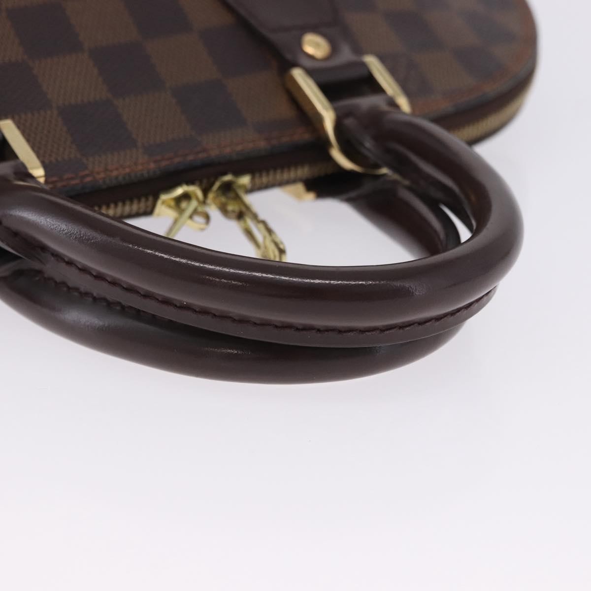 Louis Vuitton Alma Damier, Brown, Canvas, Handbag