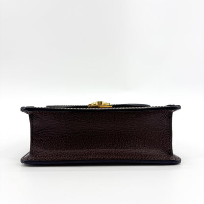 Gucci Ophidia GG Coated Canvas and Leather, Brown, Canvas, Backpack