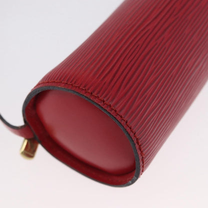 Louis Vuitton Soufflot Pochette Epi Leather, Red, Leather, Clutch
