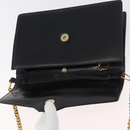 Gucci Shoulder Leather, Black, Leather, Shoulder Bag