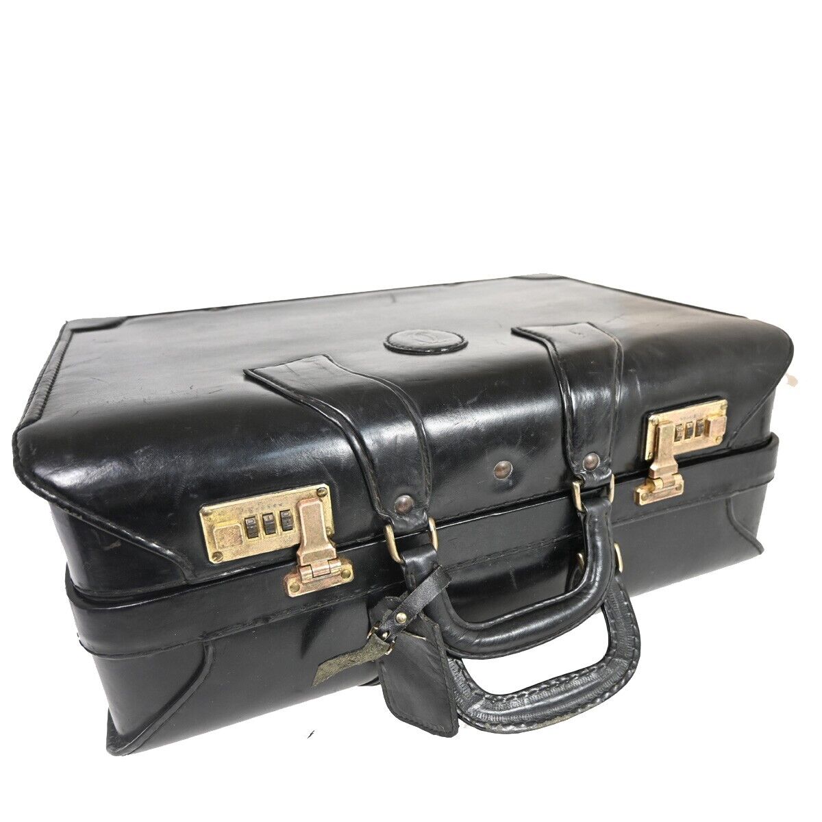 Cartier, Black, Leather, briefcase