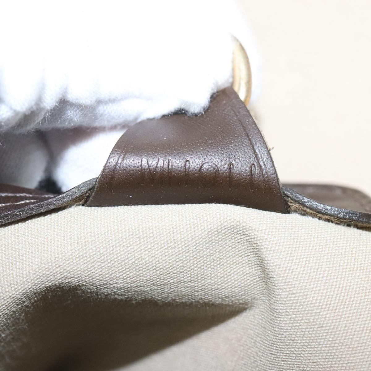 Louis Vuitton Alma Mini Lin Monogram, Khaki, Canvas, Handbag