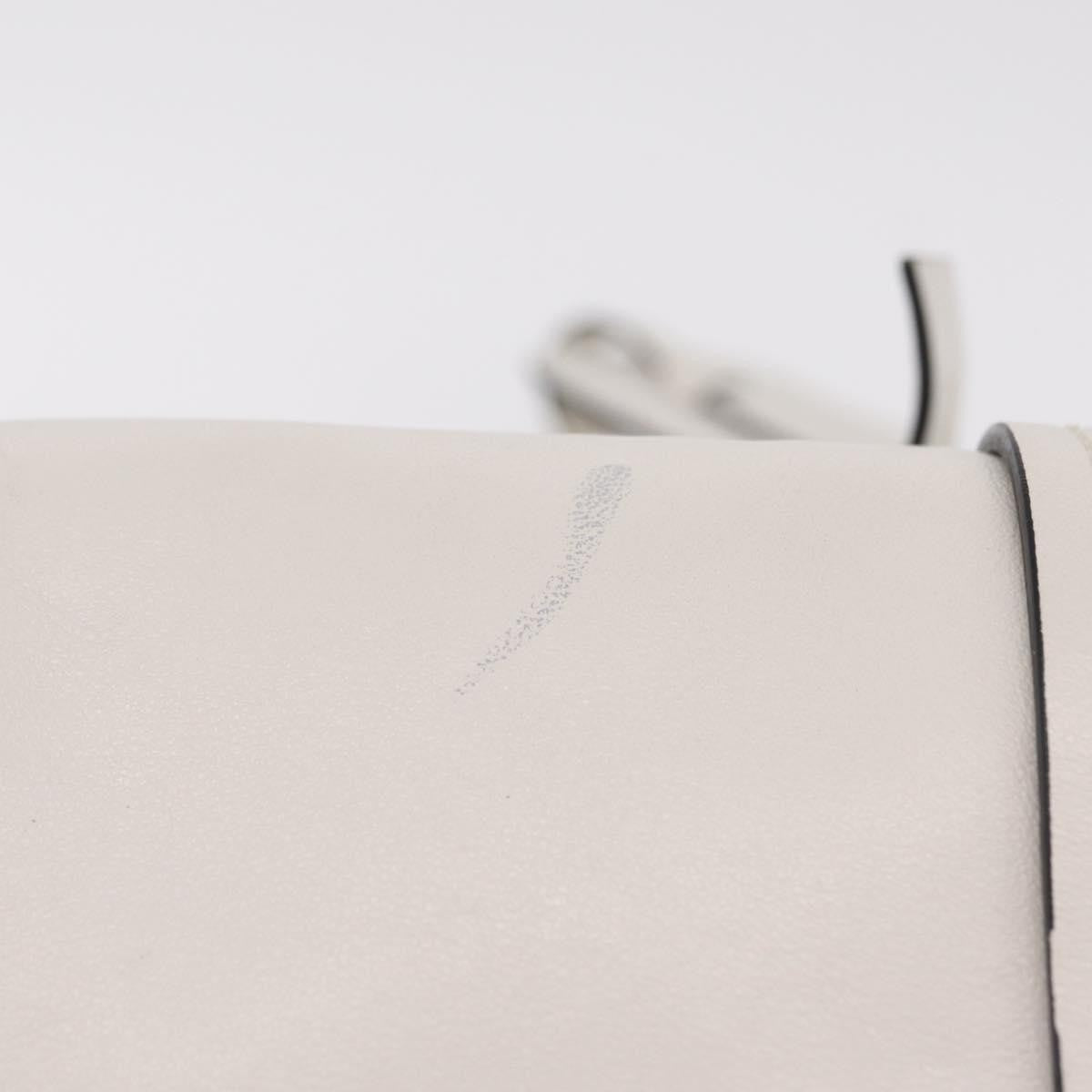 Miu Miu Grace Lux Leather, White, Leather, Shoulder Bag