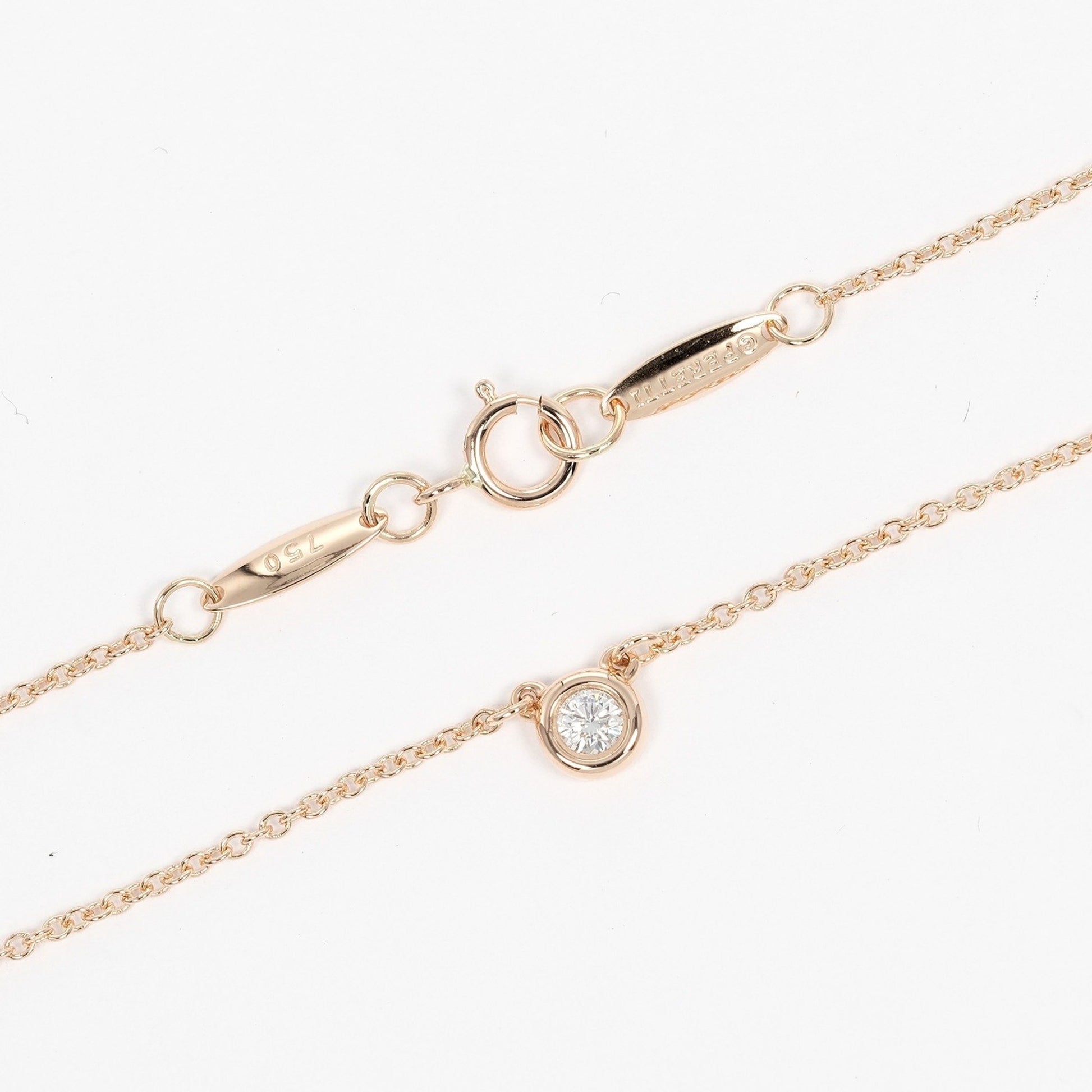 Tiffany & Co By the yard, Gold, Rose Gold, necklace