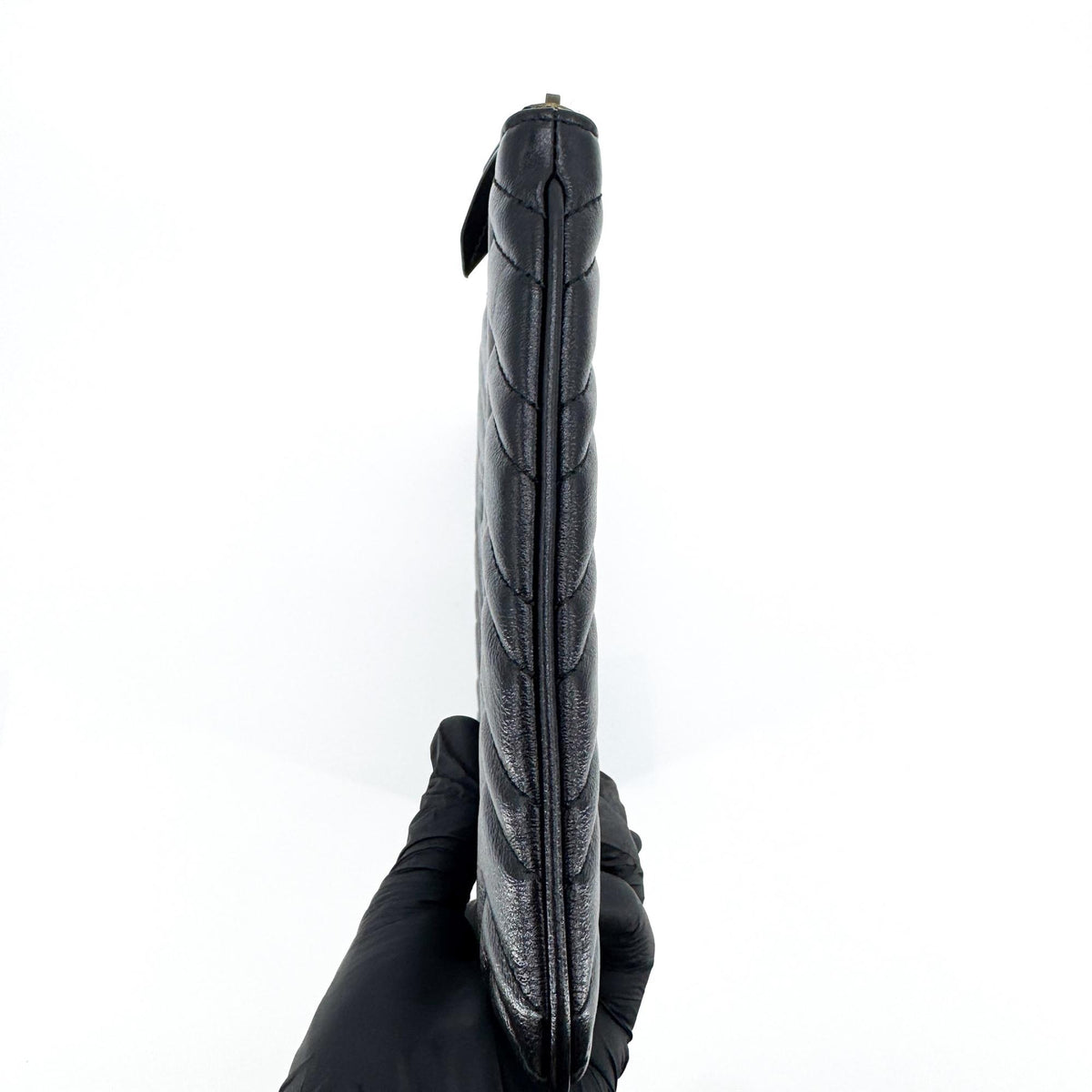 Gucci GG Marmont Pouch Matelasse Leather, Black, Leather, Clutch