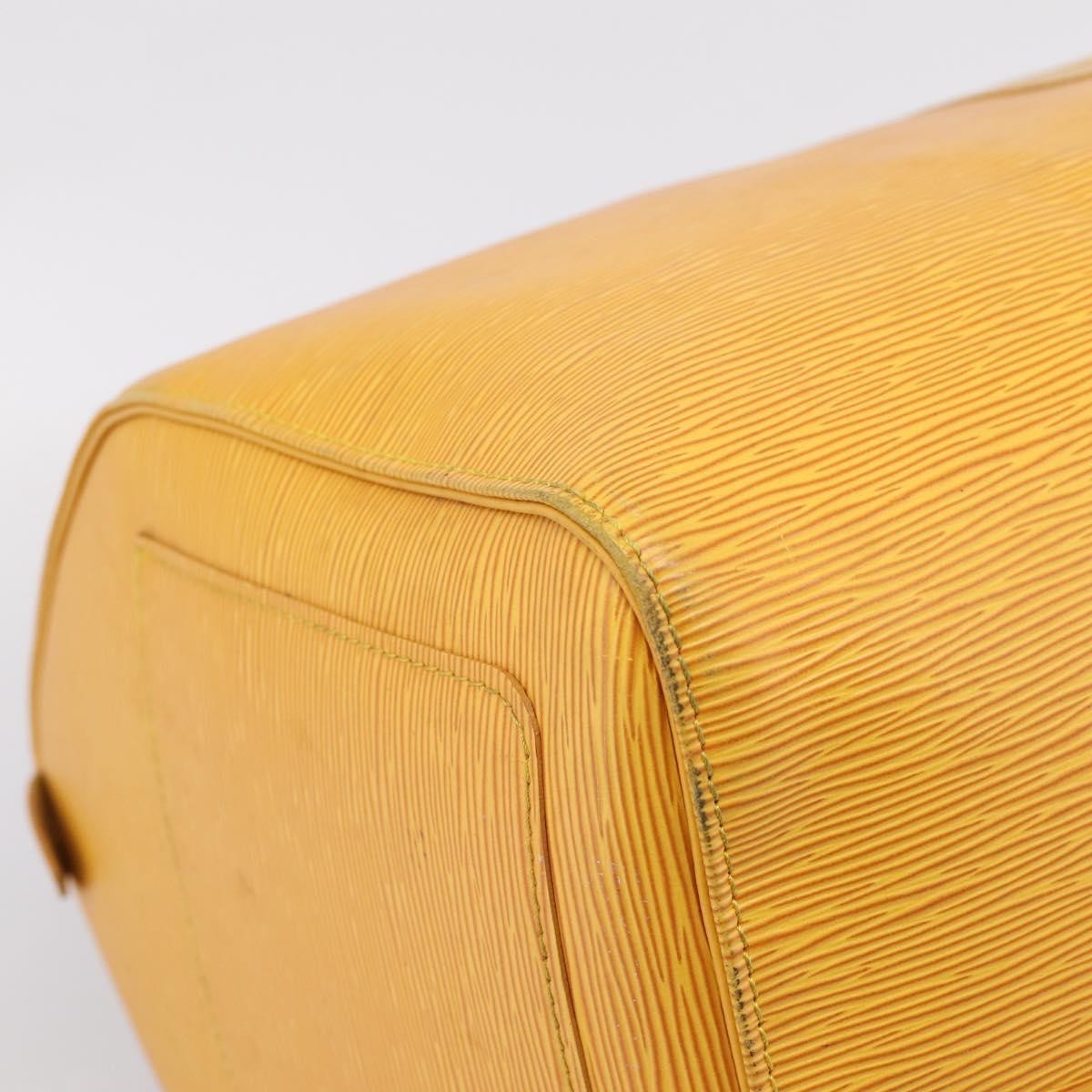 Louis Vuitton Keepall Epi Leather, Yellow, Leather, Travel Bag