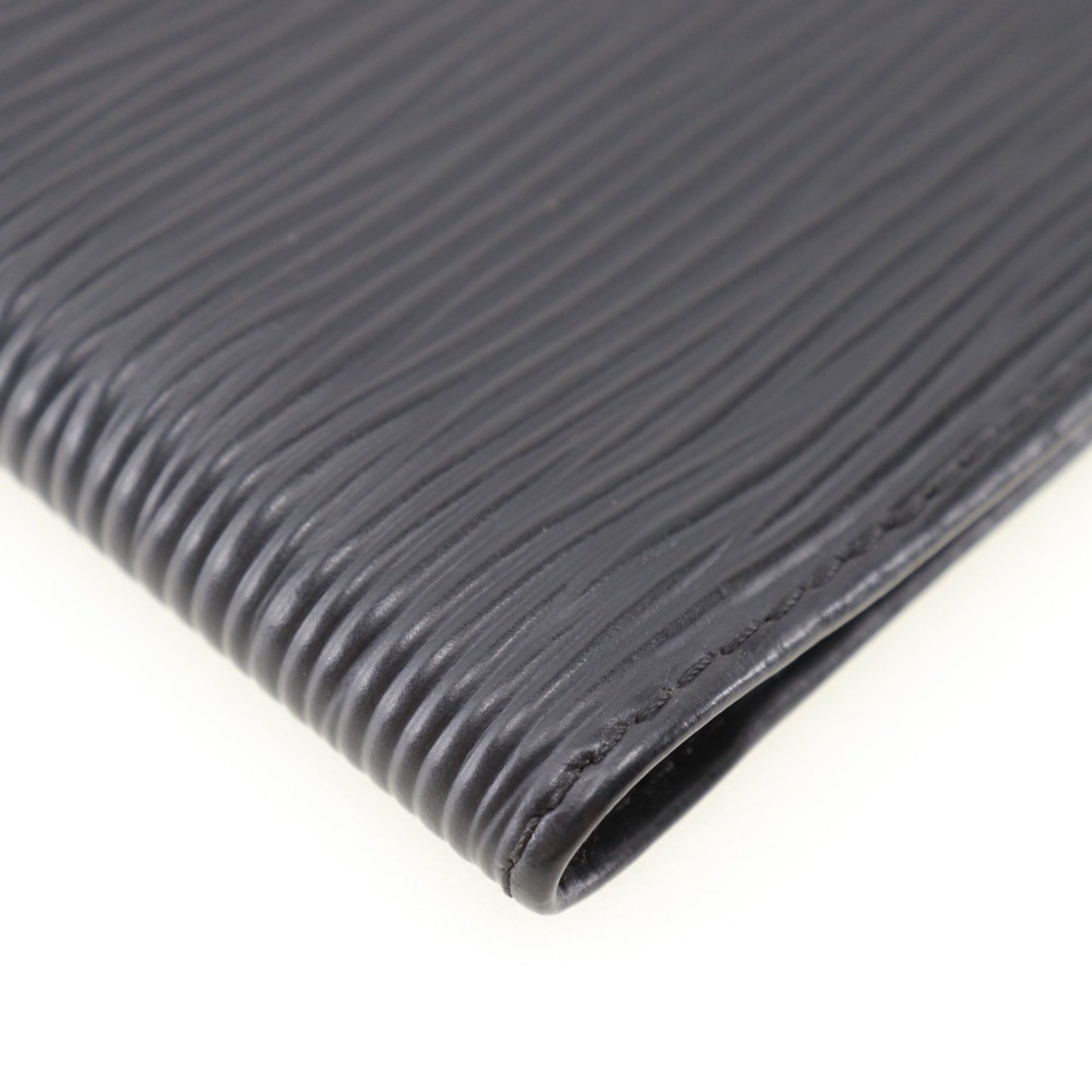 Louis Vuitton Brazza Long Bifold wallet epi leather, BLACK, LEATHER, Wallets