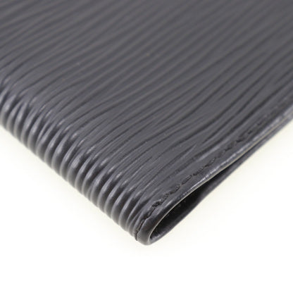 Louis Vuitton Brazza Long Bifold wallet epi leather, BLACK, LEATHER, Wallets