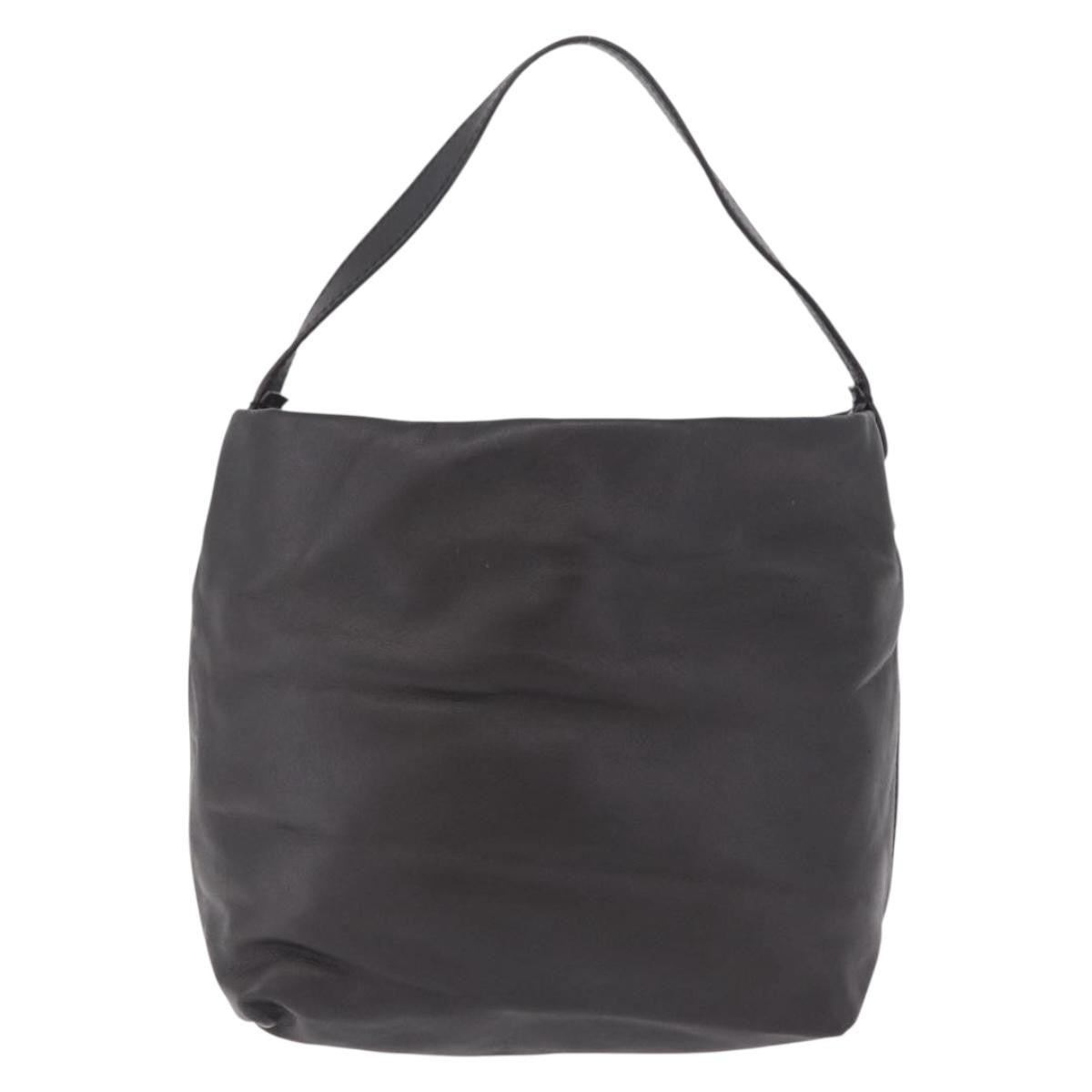 Fendi Shoulder Leather, Brown, Leather, Shoulder Bag