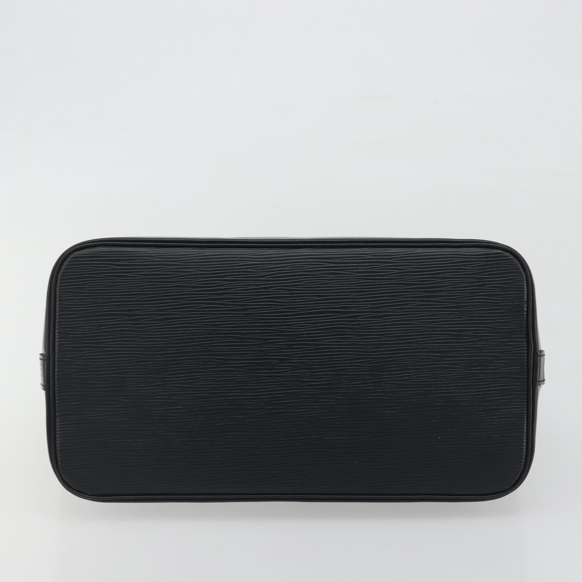 Louis Vuitton Alma Epi Leather, Black, Leather, Handbag
