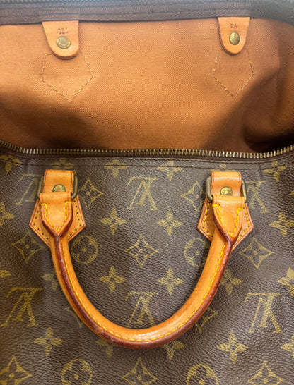 Louis Vuitton Speedy Bandouliere Monogram Canvas, Brown, Canvas, Handbag
