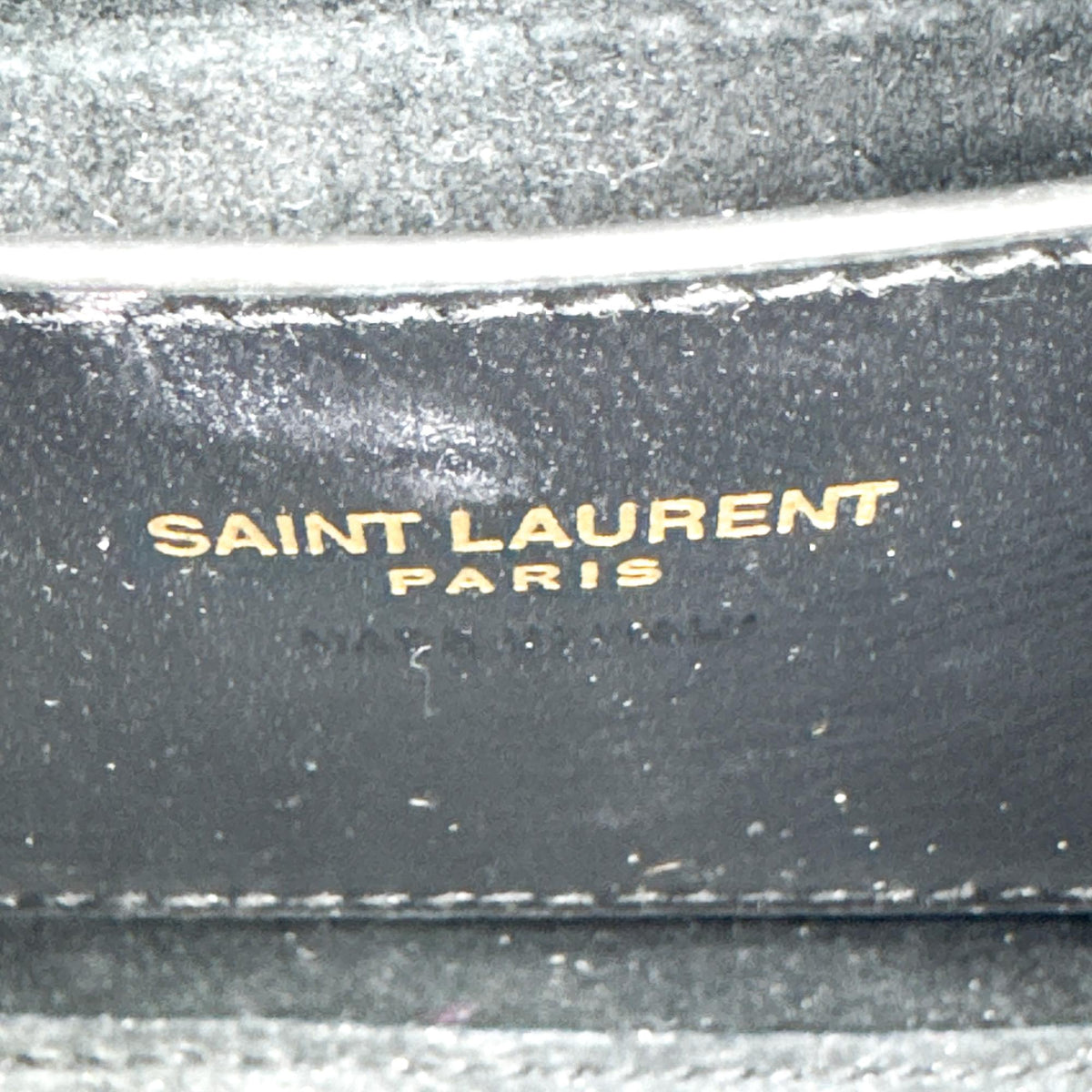 Saint Laurent Le 5 a 7 Hobo Leather, Black, Leather, Shoulder Bag