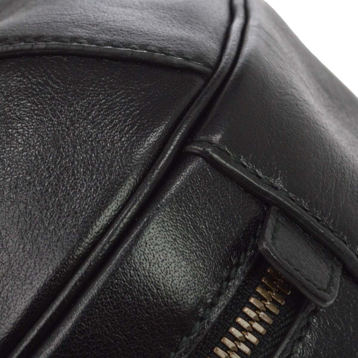 Gucci Tifosa Basketball Leather, Black, Leather, Handbag