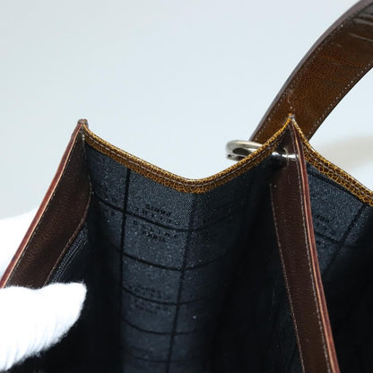 Celine Shoulder Leather, Khaki, Patent Leather, Shoulder Bag