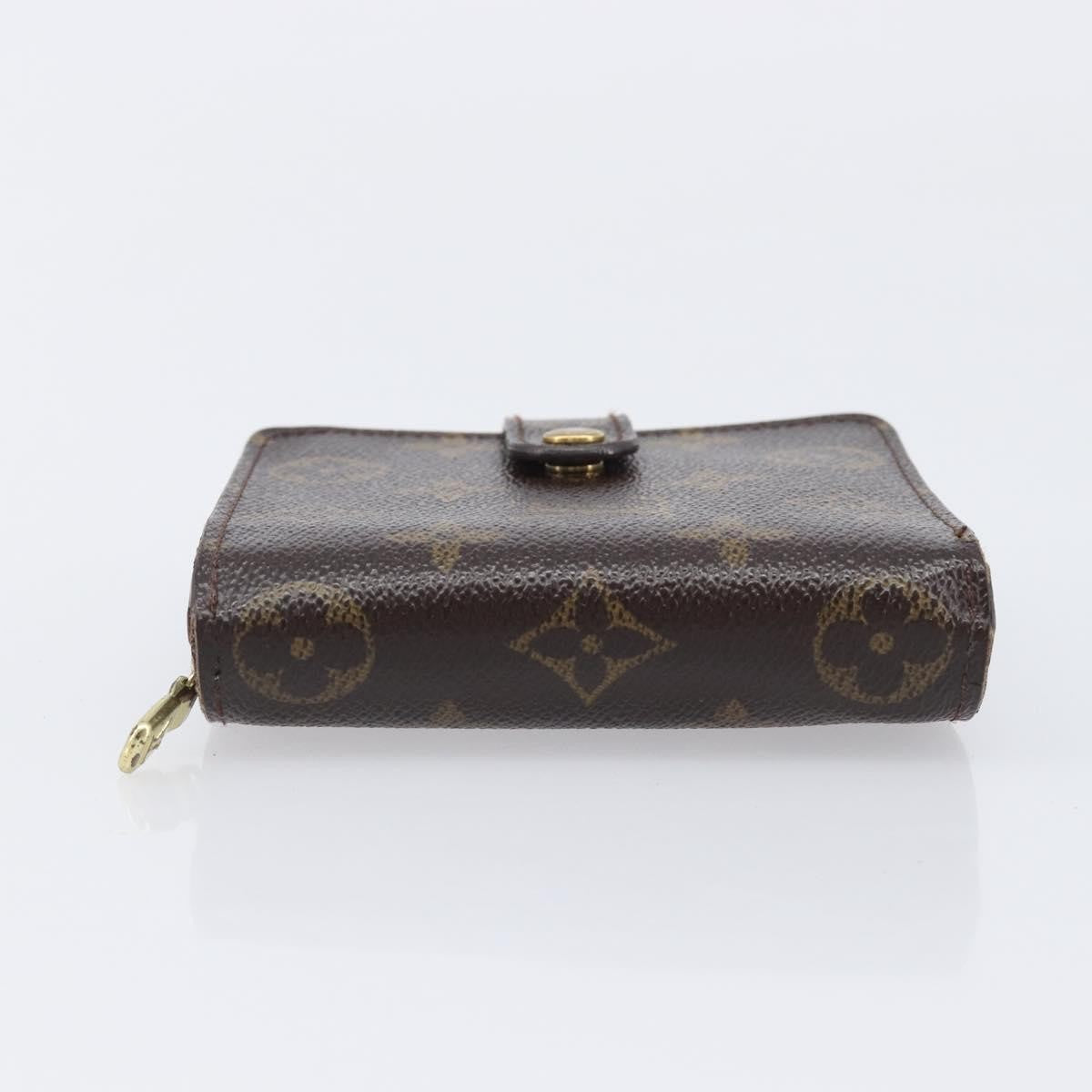 Louis Vuitton Compact Zippe Monogram Canvas, Brown, Canvas, Wallet